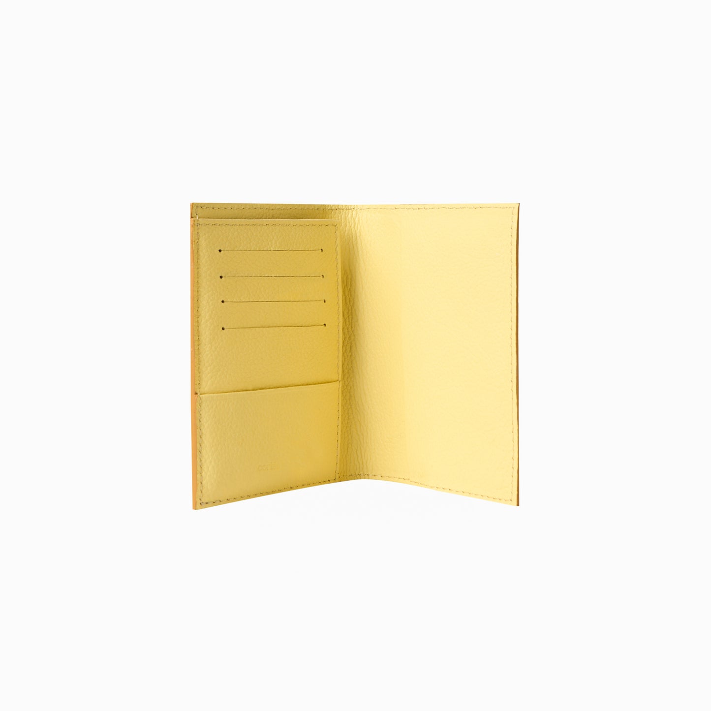 passport holder - mustard/sun