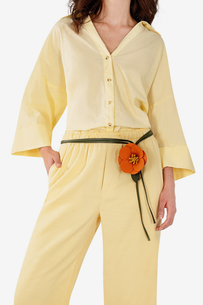 belt + bag charm - cayena in mandarina